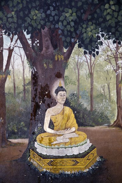 Fresco Depicting a Scene of the Buddha