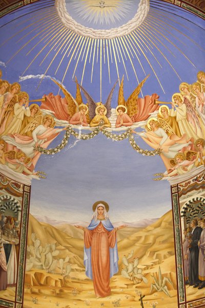 Fresco in the Visitation Church, Ein Kerem, Israel by Unbekannt