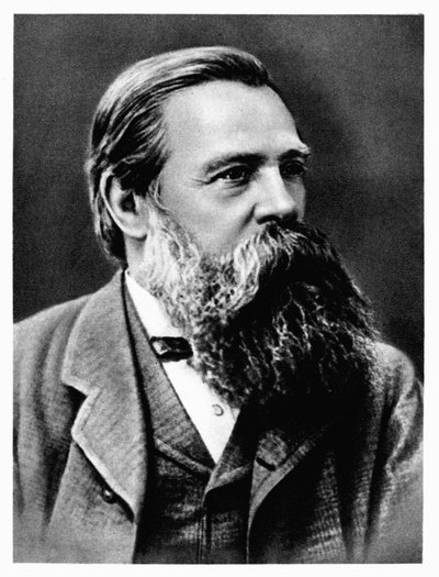 Friedrich Engels, German socialist and collaborator and supporter of Karl Marx by Unbekannt