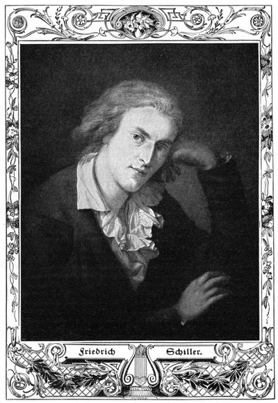 Friedrich Schiller, German poet, philosopher, historian, and dramatist by Unbekannt