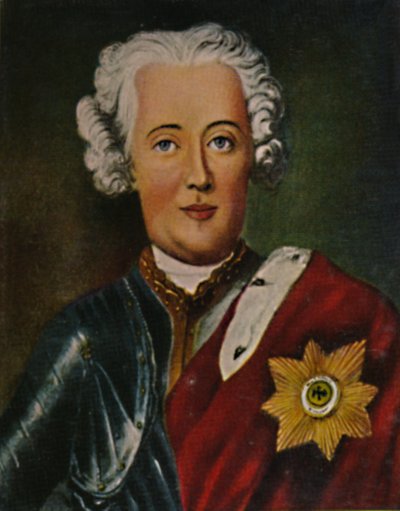 Friedrich the Great as Crown Prince by Unbekannt