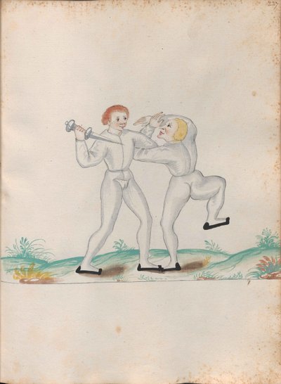 From Schemata Varia Artis Athleticae et Gladiatoriae (Diagrams of Various Athletic and Gladiatorial Arts) by Unbekannt