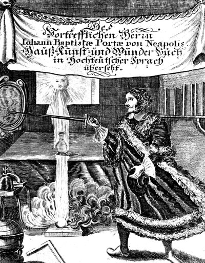 Frontispiece of Magia Naturalis by Johannes Baptista della Porta by Unbekannt