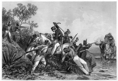 Fugitive British Officers and Their Families Attacked by Mutineers by Unbekannt