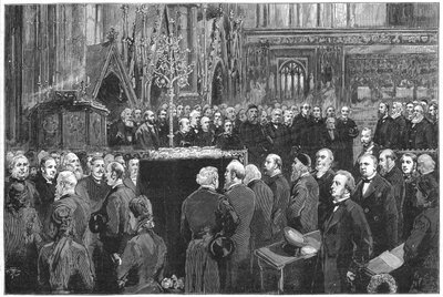 Funeral of Charles Darwin, English naturalist by Unbekannt
