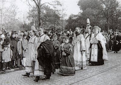 Funeral of Tsarina Maria Fyodorovna of Russia, Roskilde, Denmark by Unbekannt