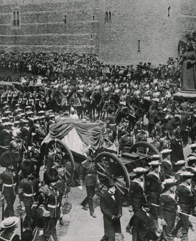 Funeral procession of King Edward VII, Windsor, 20 May 1910 by Unbekannt