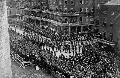 Funeral Procession of King Edward VII, Windsor, Berkshire, 1910 by Unbekannt
