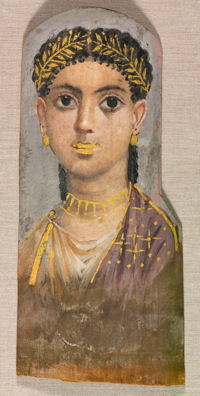 Funerary Portrait of a Young Girl by Unbekannt