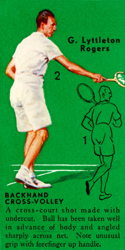 G. Lyttleton Rogers - Backhand Cross-Volley by Unbekannt
