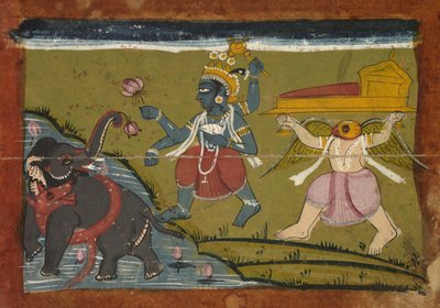 Gajendra Moksha: The Salvation of the King of the Elephants by Unbekannt