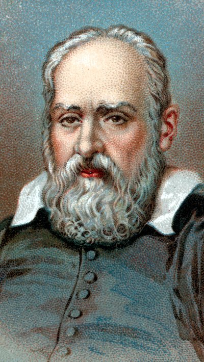 Galileo Galilei, Italian astronomer and mathematician by Unbekannt