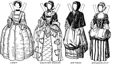 Gallery of Historic Costume: What People Wore in Early Georgian Days by Unbekannt