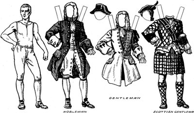 Gallery of Historic Costume: What People Wore in Early Georgian Days by Unbekannt