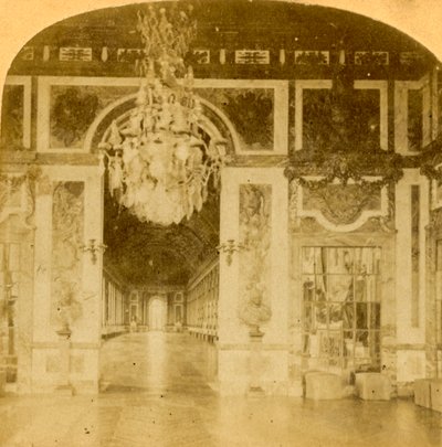 Gallery of Mirrors, Versailles, France by Unbekannt