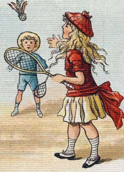 Game of the Wheel (Engraving in "Alphabet de ma petite fille") by Unbekannt