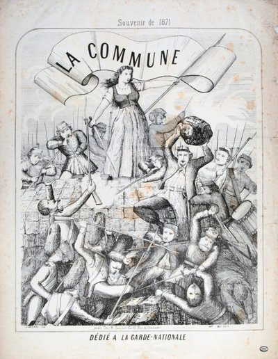 Garde Nationale, Paris Commune, 1871 by Unbekannt