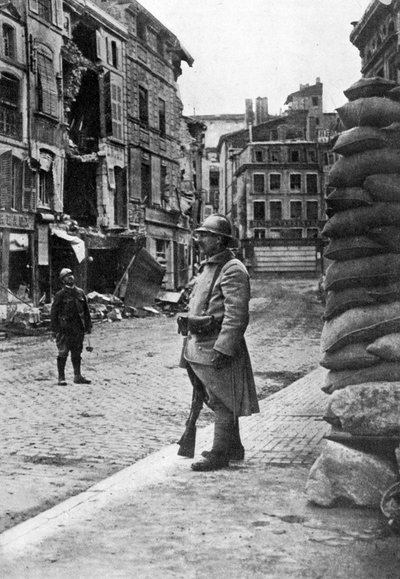 Garrison of French Soldiers and Firemen, Verdun, France, First World War, 1916 by Unbekannt