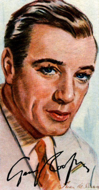 Gary Cooper, American Film Actor of British Heritage, 20th Century by Unbekannt