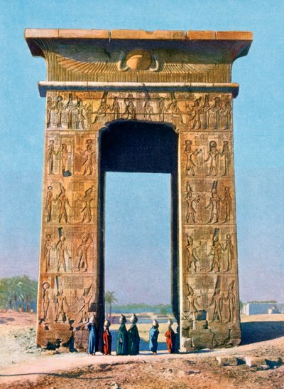 Gateway to the Temple complex of Karnak, Luxor, Egypt, 20th century by Unbekannt
