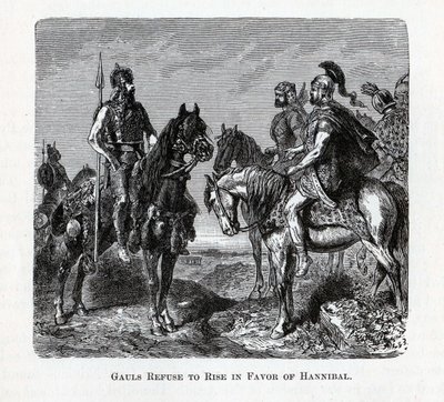 Gauls Refuse to Rise in Favor of Hannibal, 1882 by Unbekannt