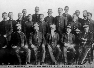 General Maximo Gomez and his Senior officers by Unbekannt