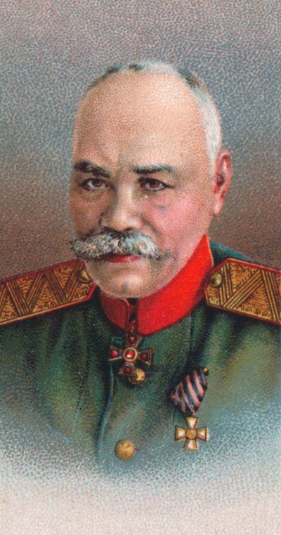 General Mikhail Vasiliyevich Alekseyev 1857-1918, Imperial Russian Army general, 1917 by Unbekannt