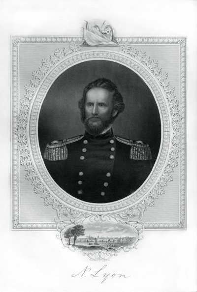 General Nathaniel Lyon, Union general in the American Civil War, 1862-1867 by Unbekannt