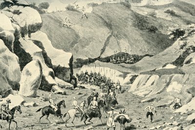 General Roberts Attacked by Ghilzais in the Shutargardan Pass, September 27, 1879 by Unbekannt