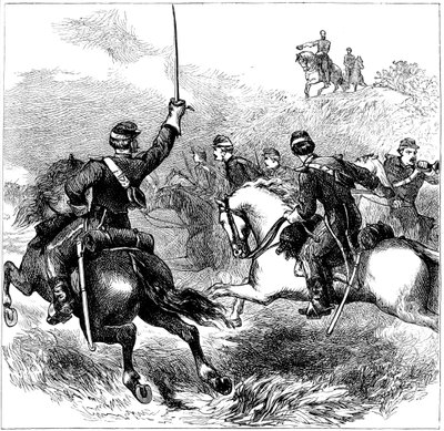 General Sheridan at Cedar Creek, Virginia, American Civil War by Unbekannt