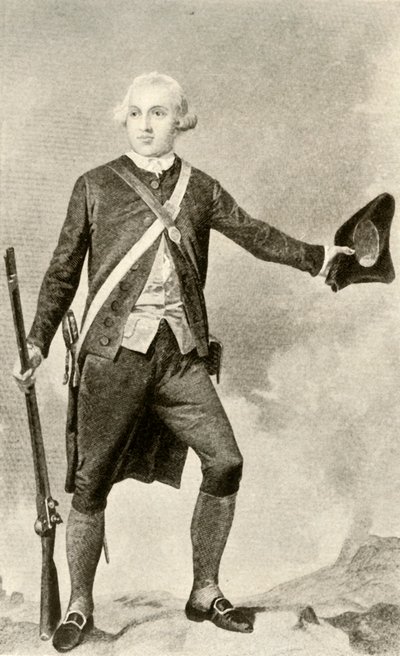 General Warren, in the Dress of a Minute-Man by Unbekannt