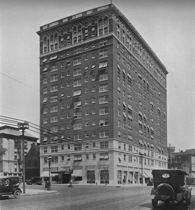 General exterior view, the Melbourne Hotel, St Louis, Missouri by Unbekannt