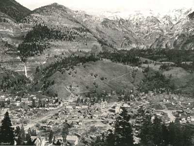 General View of Ouray and the Rockies, USA, 1895 by Unbekannt