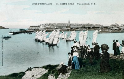 General view of Saint Malo, Brittany, France by Unbekannt