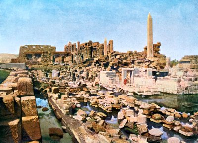 General View of the Grand Temple of Amun-Re, Karnak, Luxor, Egypt by Unbekannt