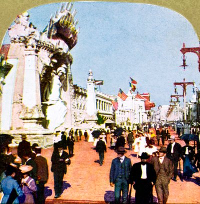 General View of the Pike at the World Fair, St Louis, Missouri, USA by Unbekannt