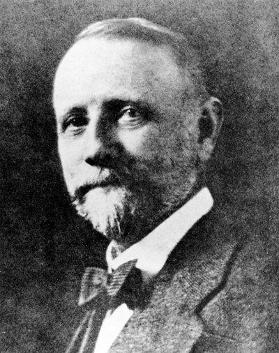 George C Blickensderfer, American designer of the Blick typewriter, c 1880s by Unbekannt