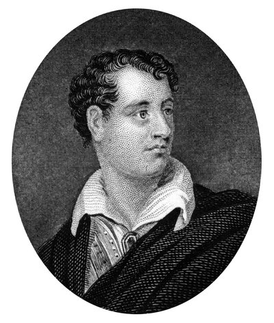 George Gordon Byron, Anglo-Scottish Poet and Leading Figure in Romanticism, 1877 by Unbekannt