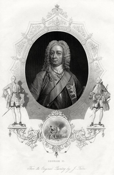 George II, King of Great Britain and Ireland by Unbekannt