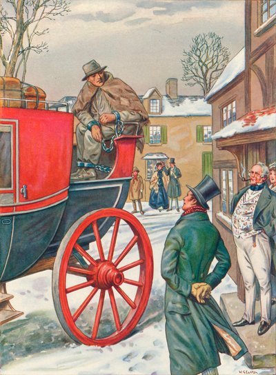 George Loveless 1797-1874 in Chains from Dorchester to a Prison, 1834 by Unbekannt