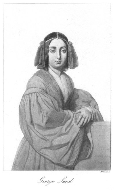 George Sand, French Romantic Novelist by Unbekannt