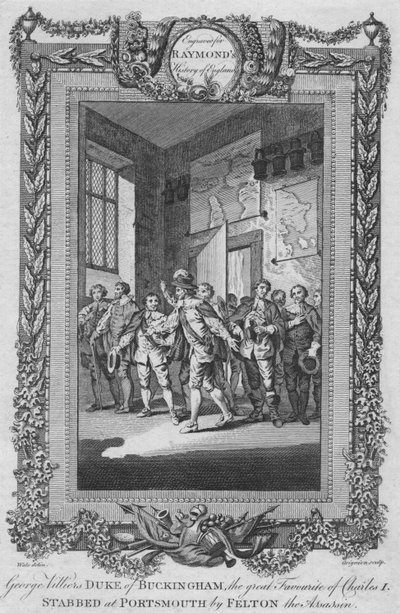 George Villiers, Duke of Buckingham, the Great Favourite of Charles I, Stabbed by Unbekannt