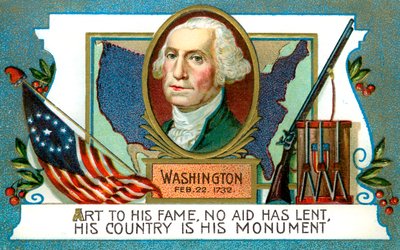George Washington, American President, 18th Century by Unbekannt