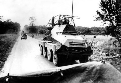 German armoured car during the advance on Paris, May-June 1940 by Unbekannt