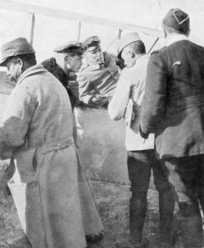 German aviators shot down by French ace Jean Navarre, 1916 by Unbekannt
