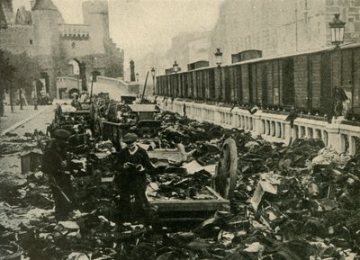 German Sailors at Antwerp, Belgium, First World War by Unbekannt