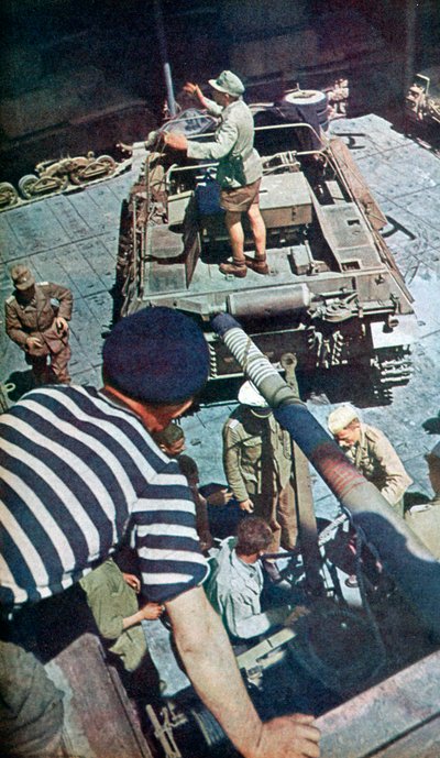 German Weapons and Ammunition Arrive in North Africa by Unbekannt