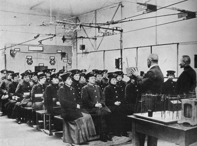 German Women Being Trained as Tramway Workers in Berlin by Unbekannt