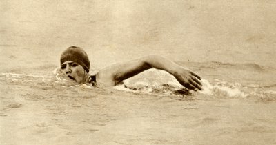 Gertrude Ederle, first woman to swim the Channel, 1926, 1935 by Unbekannt