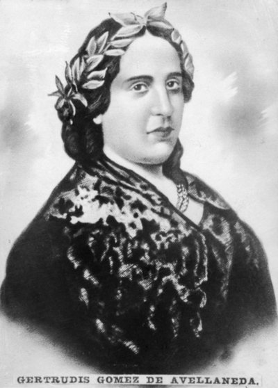 Gertrudis Gomez de Avellaneda, Cuban born Spanish writer and political activist, c1910 by Unbekannt